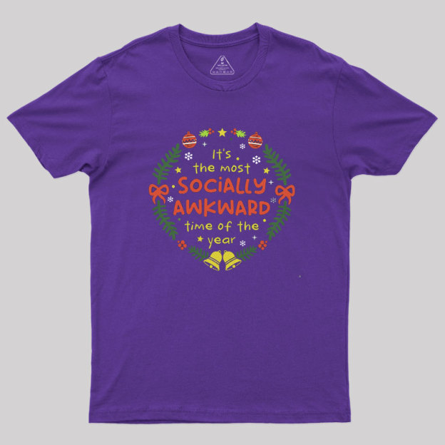 Socially Awkward Christmas Geek T-Shirt
