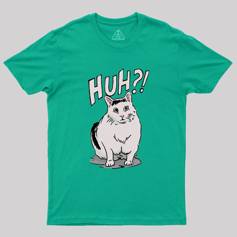 Huh Cat Geek T-Shirt