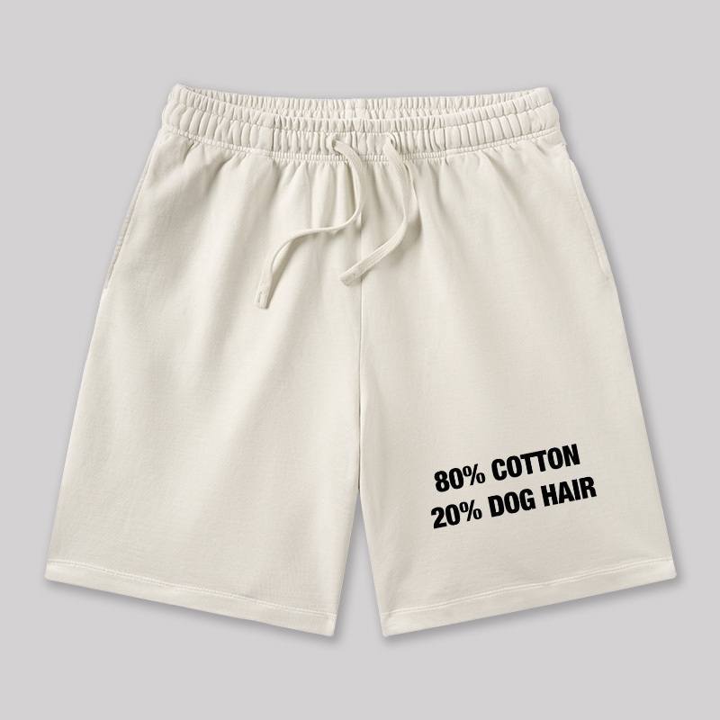 80 Cotton 20 Dog Hair Geeky Washed Shorts