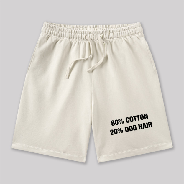 80 Cotton 20 Dog Hair Geeky Washed Shorts