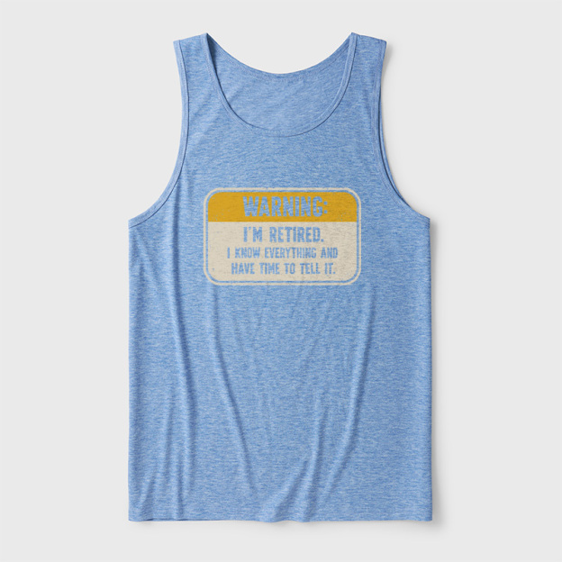 Retired and Ready to Share Ultra Soft Heather Tank