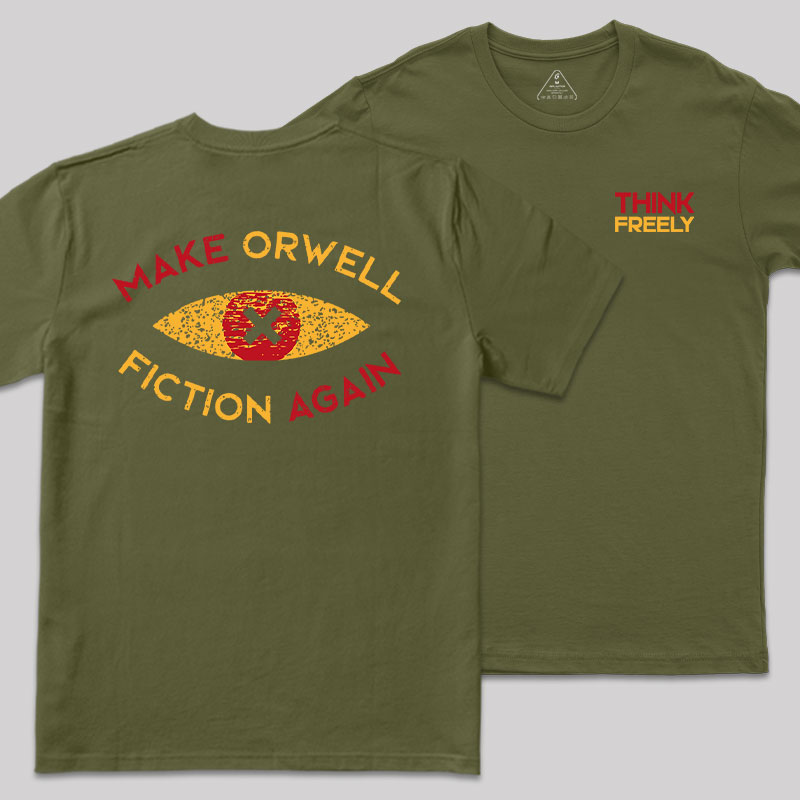 Think Freely Orwell Reimagined Geek T-Shirt