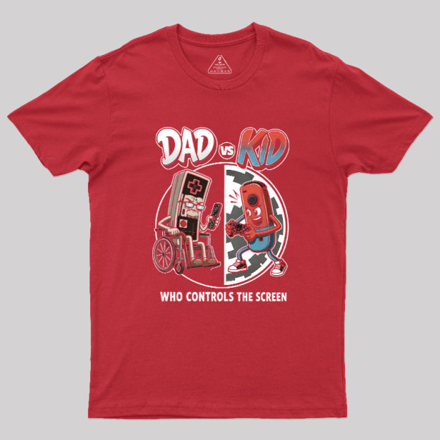 Who Controls The Screen Geek T-Shirt