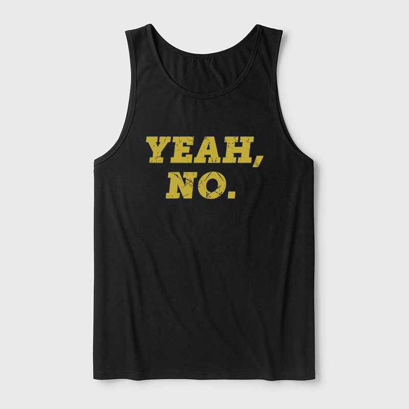 Yeah No Ultra Soft Heather Tank