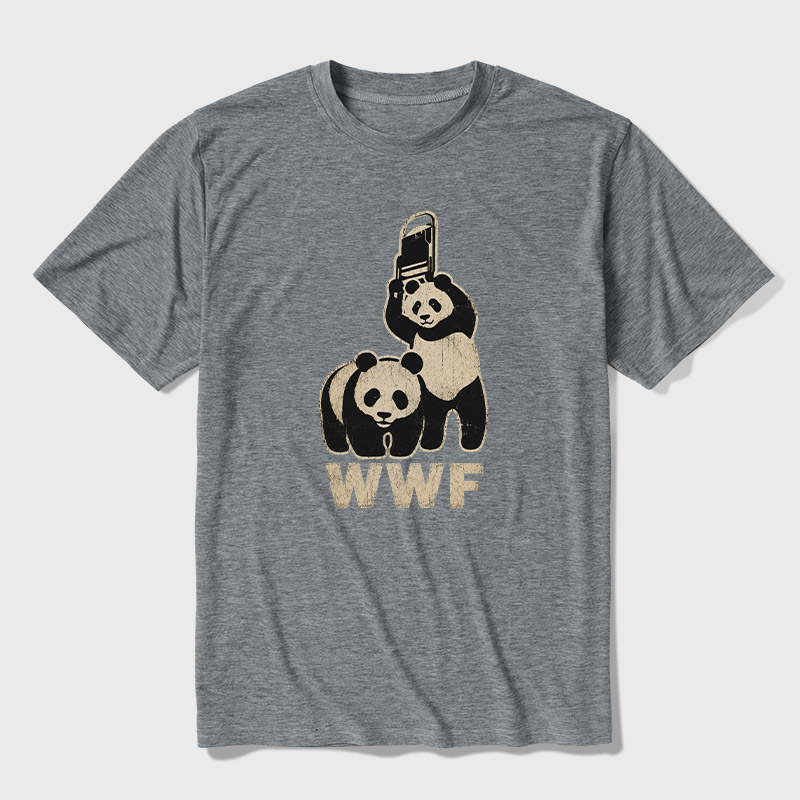WWF Panda Ultra Soft Heather Tee
