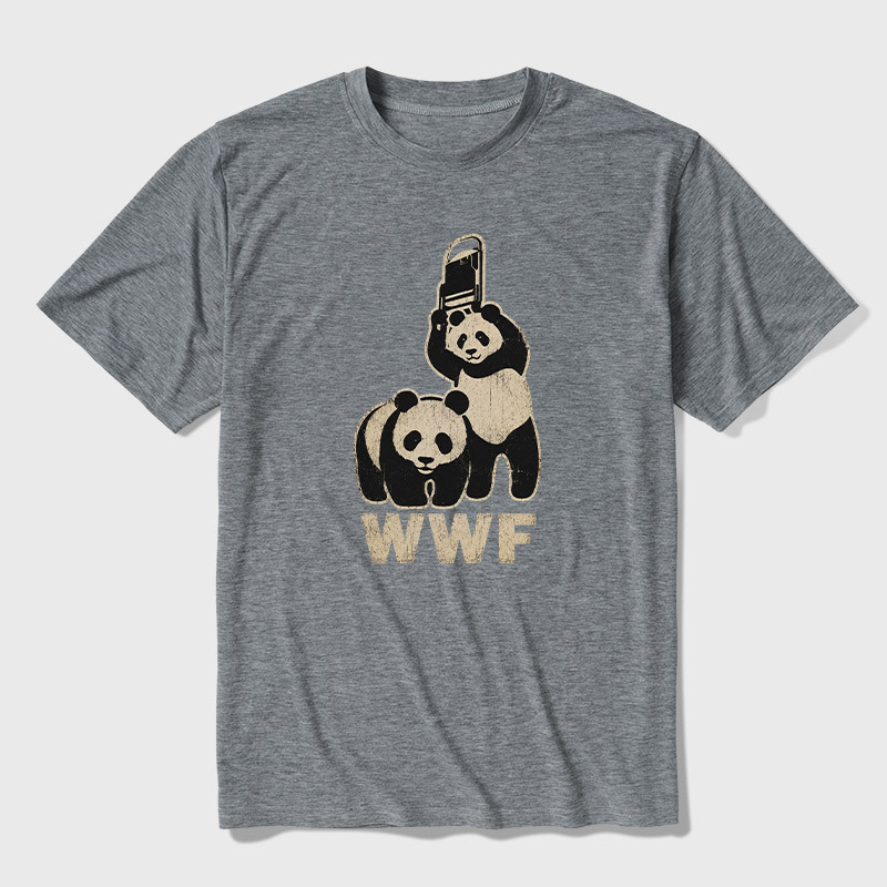 WWF Panda Ultra Soft Heather Tee