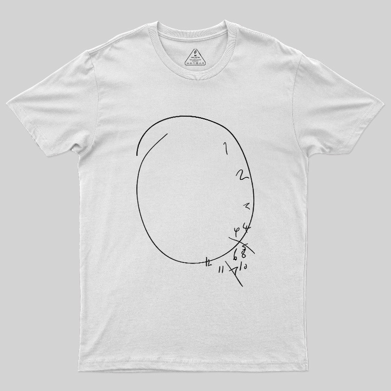 My Brain Can't Draw A Clock Geek T-Shirt