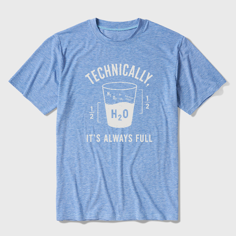 It's Always Full Science Ultra Soft Heather Tee