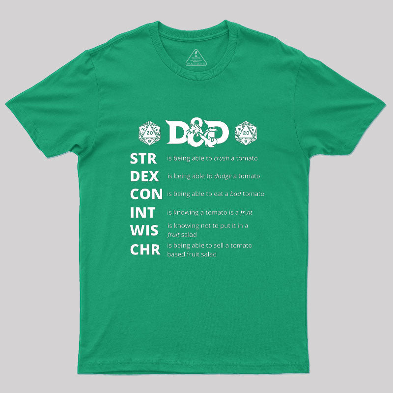 Dungeons And Dragons Gift Geek T-Shirt