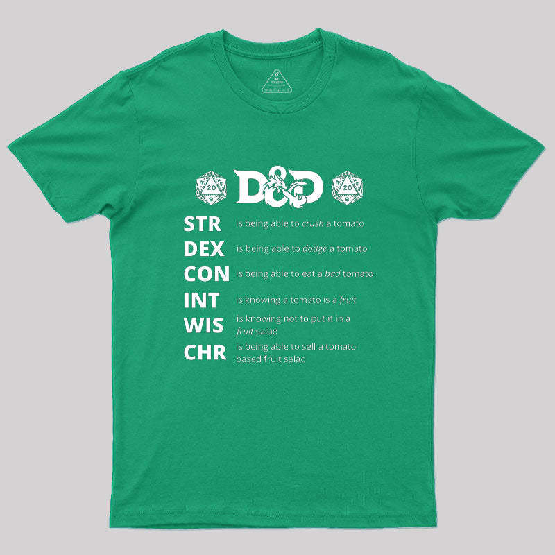 Dungeons And Dragons Gift Geek T-Shirt