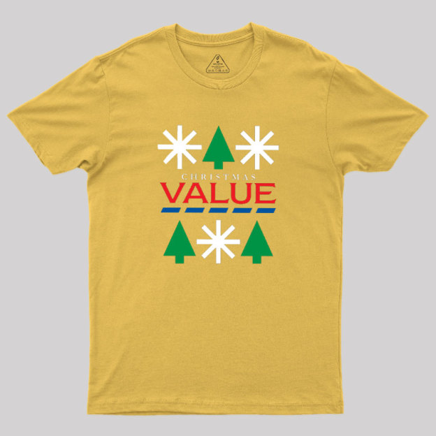 Value Christmas Geek T-Shirt