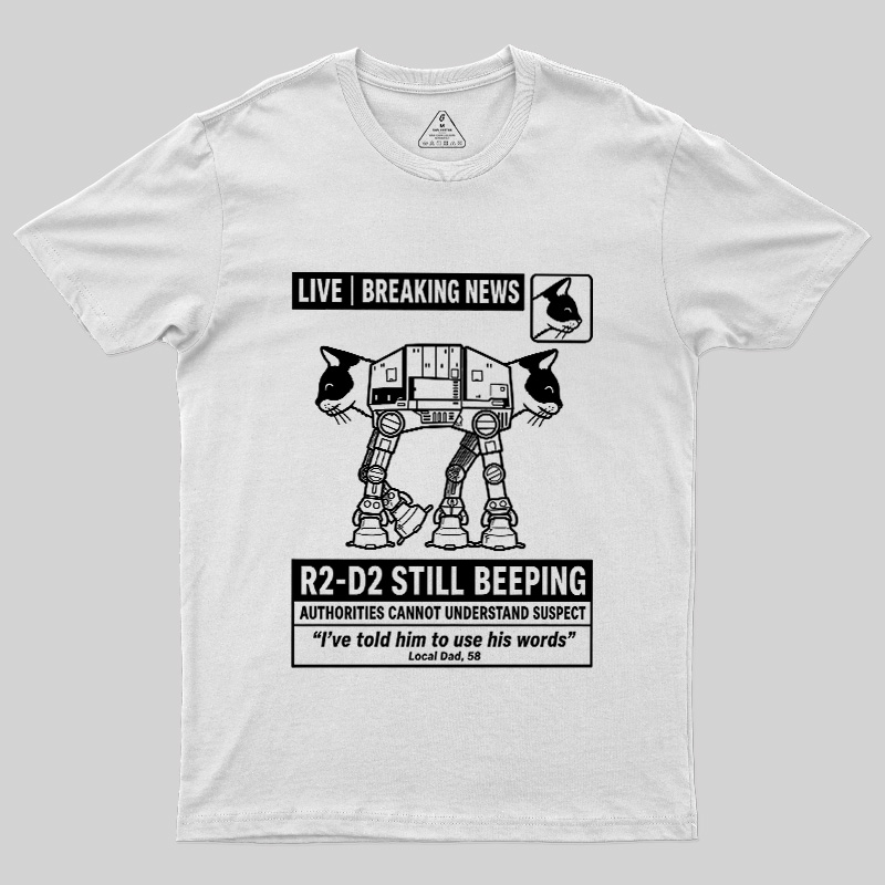 Cat Walker Still Beeping Geek T-Shirt