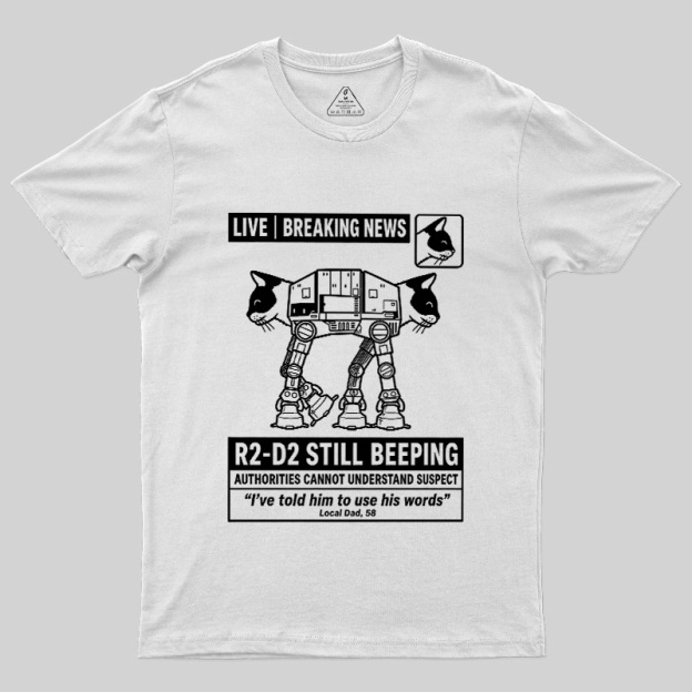 Cat Walker Still Beeping Geek T-Shirt
