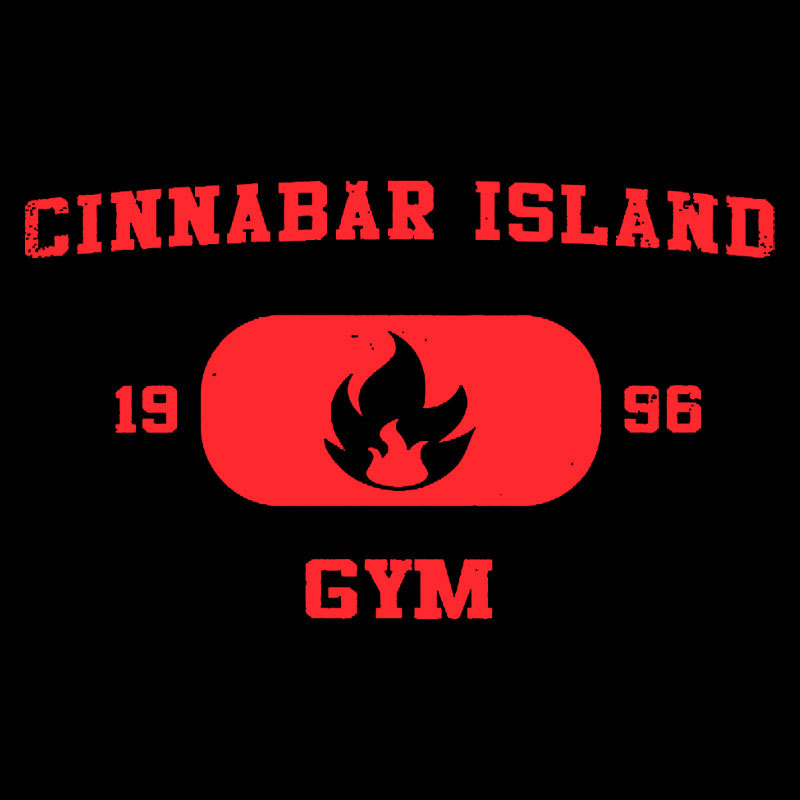 Cinnabar Island Gym Geek T-Shirt
