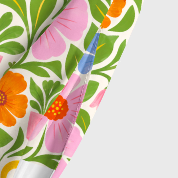 Ginger Cats & Garden Flowers Geek Tiered Cami Maxi Dress