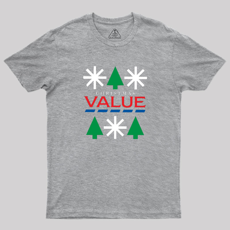 Value Christmas Geek T-Shirt