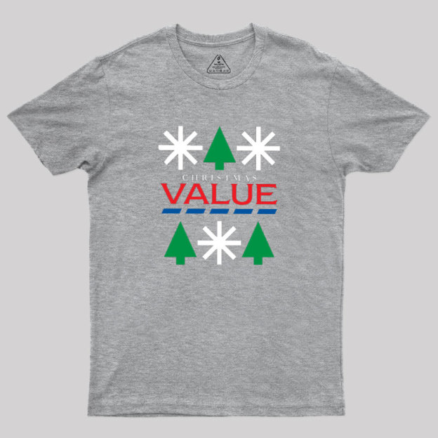 Value Christmas Geek T-Shirt