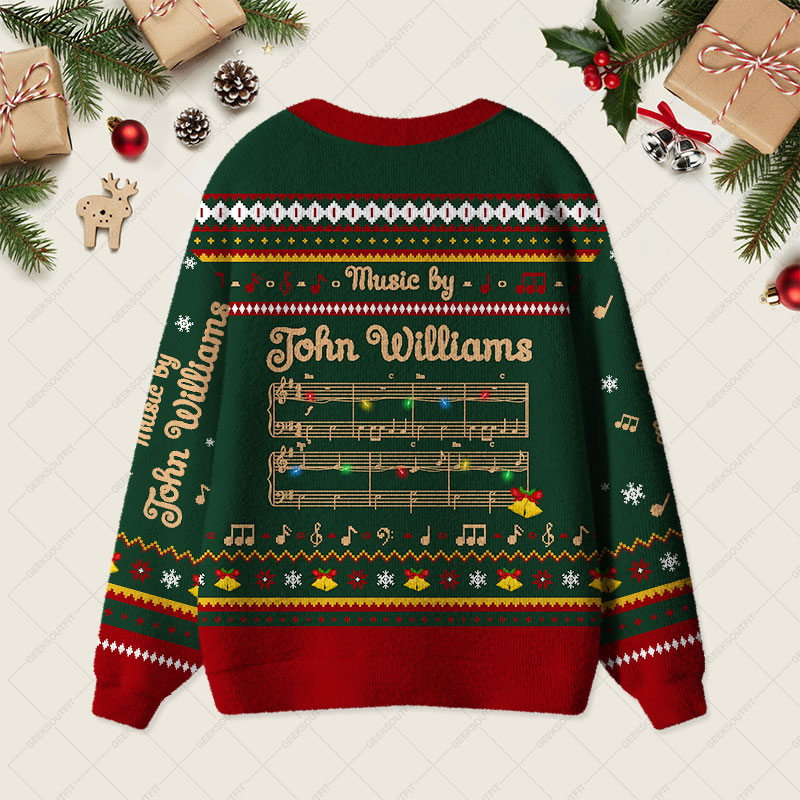 Music by John Williams Geek Ugly Cardigan Sweaters 