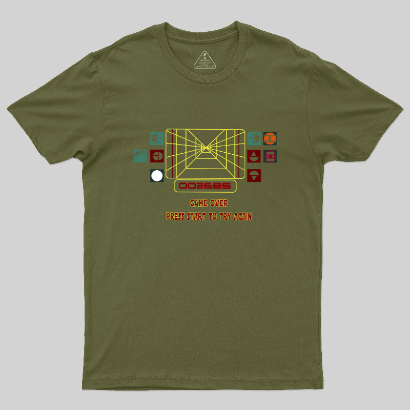 Star Raiders Game Over Geek T-Shirt