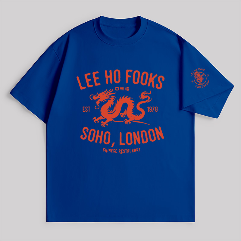 Lee Ho Fooks Vintage Resto Unisex Oversized T-shirt