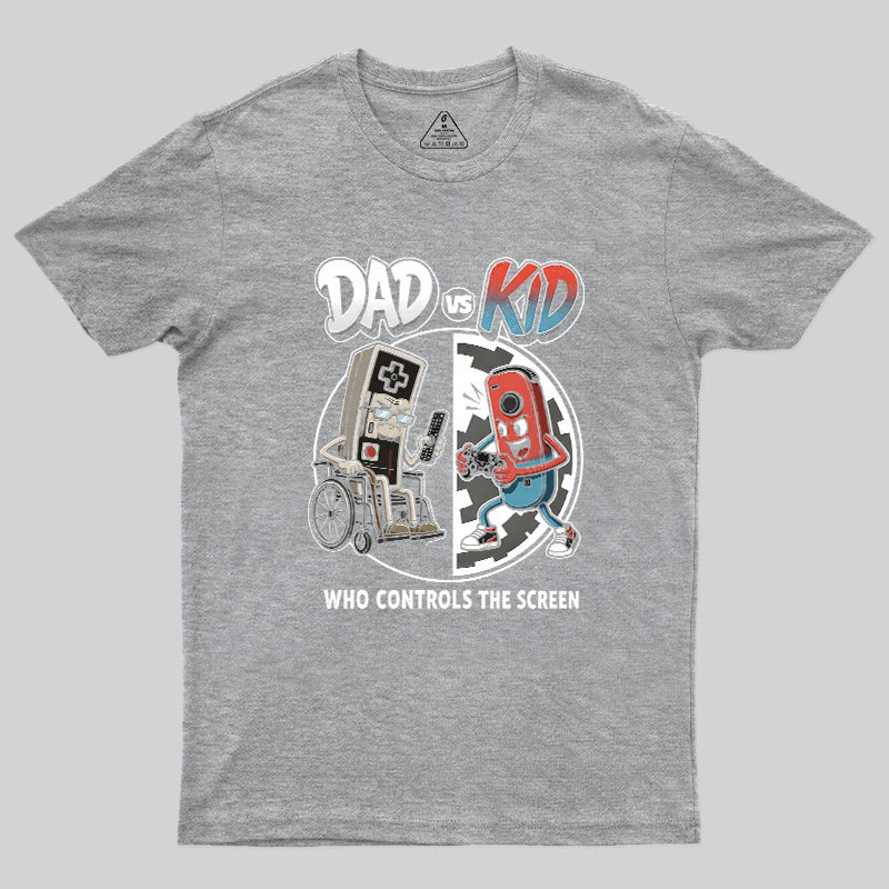 Who Controls The Screen Geek T-Shirt