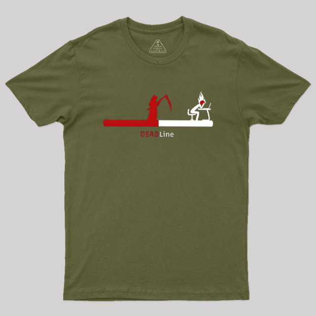 Deadlines Intensify Stress And Panic Geek T-Shirt