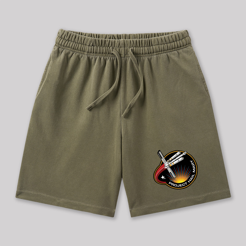 Project Savior Geeky Washed Shorts