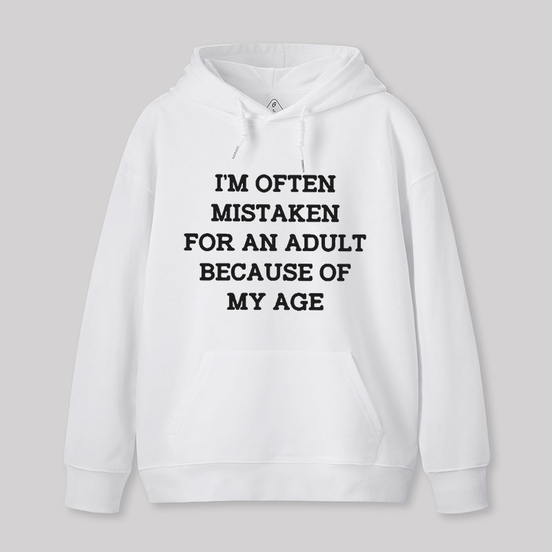 Mistaken For An Adult Geek Hoodie