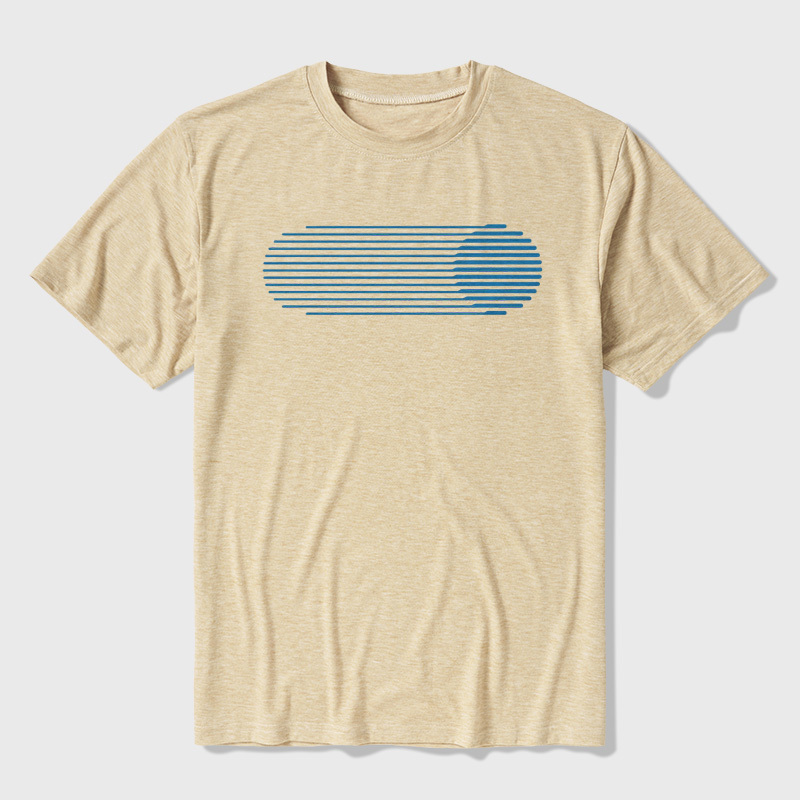Retro Light Speed Streak Ultra Soft Heather Tees