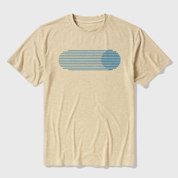 Retro Light Speed Streak Ultra Soft Heather Tees
