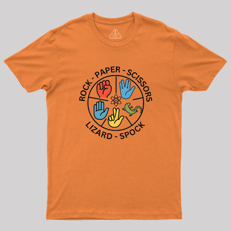 Rock Paper Scissors Geek T-Shirt