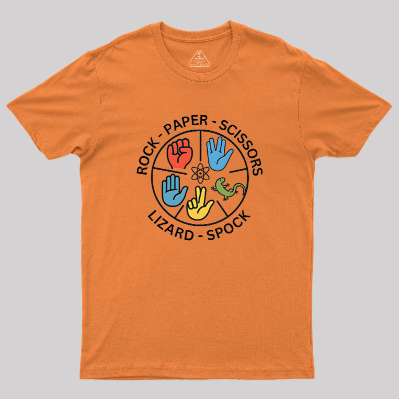 Rock Paper Scissors Geek T-Shirt