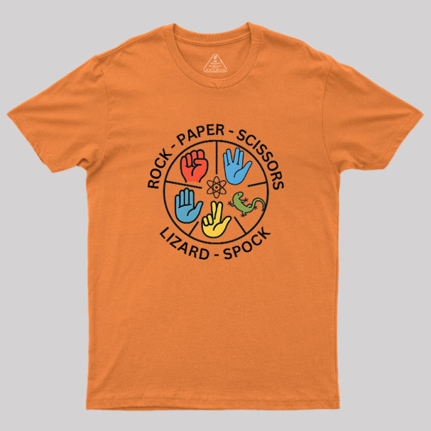 Rock Paper Scissors Geek T-Shirt