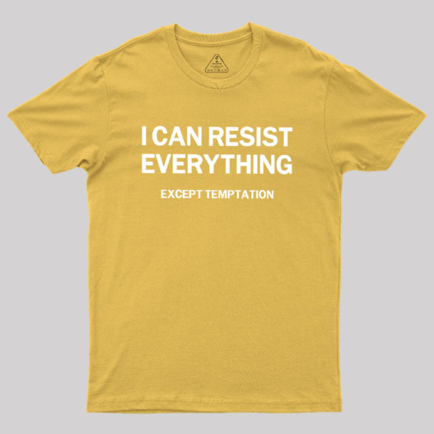 Except Temptation Geek T-Shirt