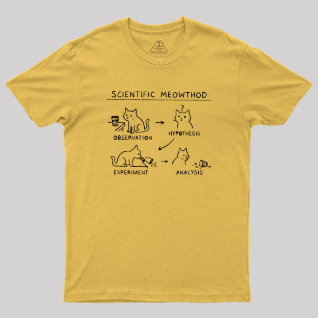 Scientific Meowthod Geek T-Shirt