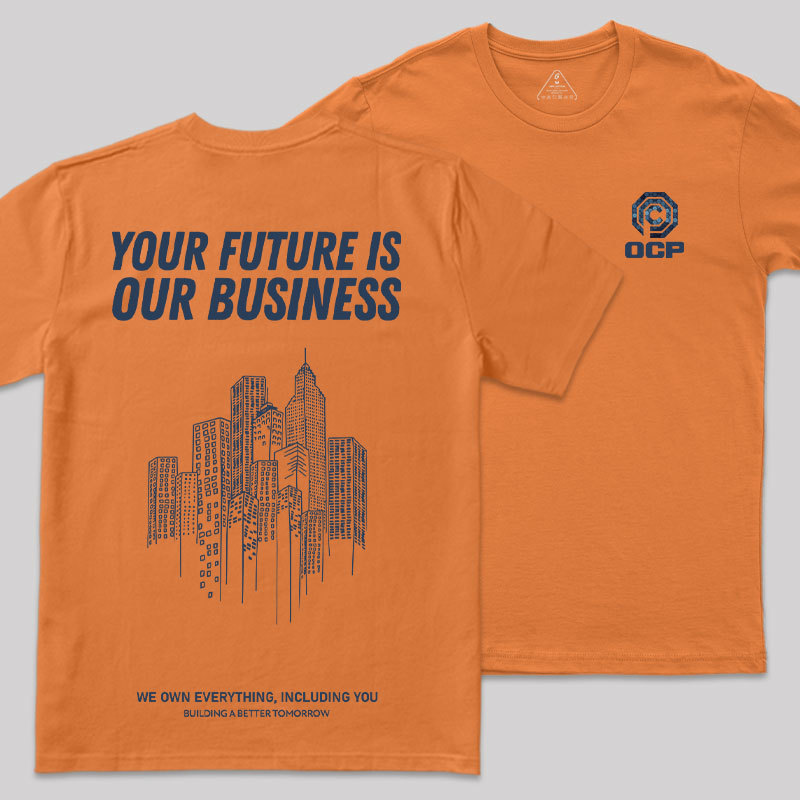 Robocop OCP Front and Back Printing Geek T-Shirt