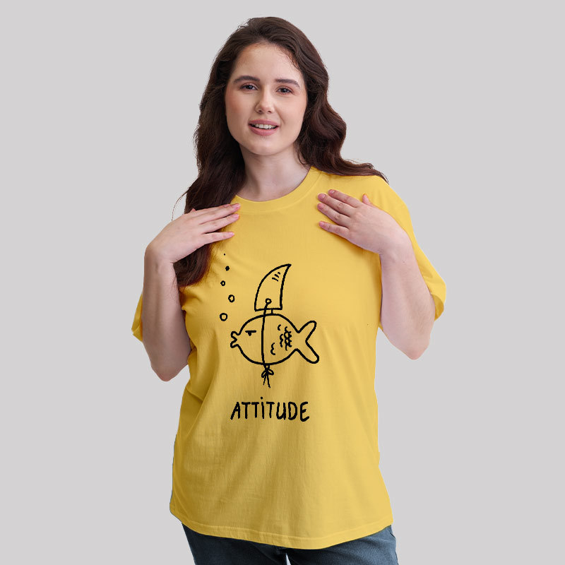 Fish Attitude Geek T-Shirt