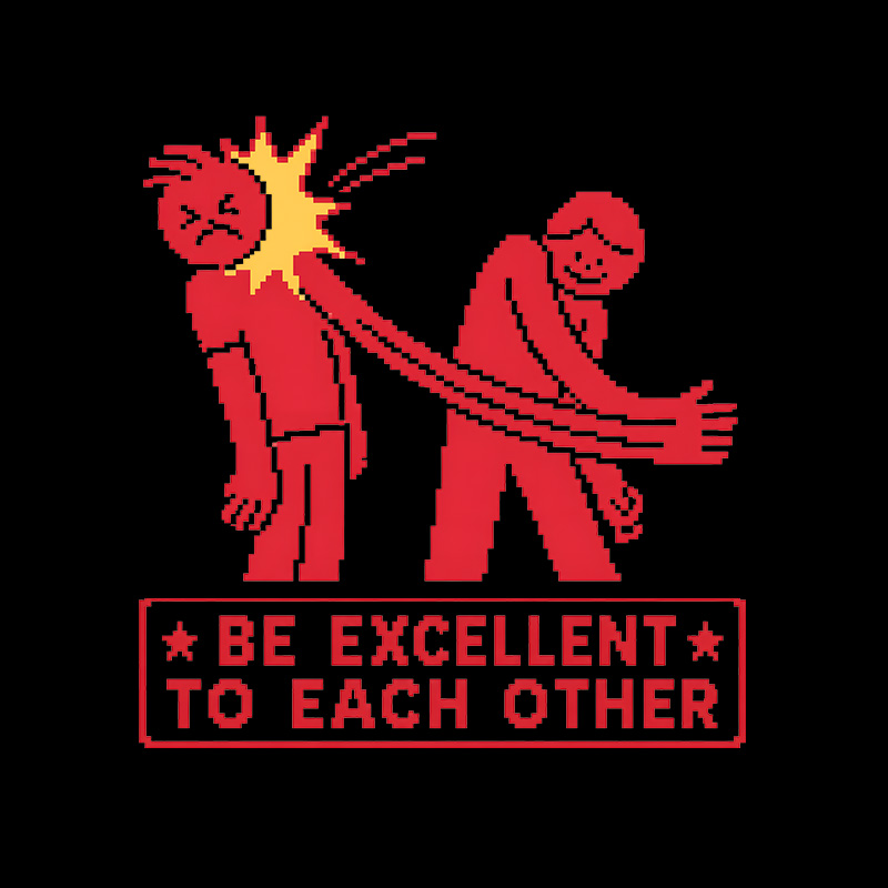Be Excellent To Each Other Geek T-Shirt