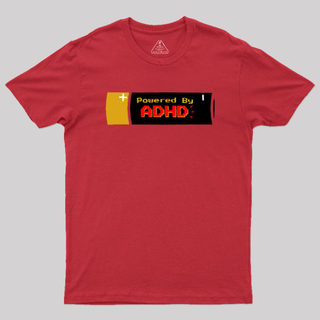 ADHD Battery Geek T-Shirt