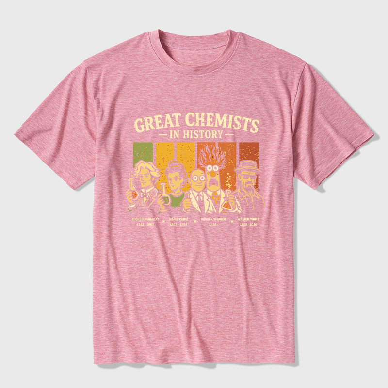 Great Chemists In History Ultra Soft Heather Tees