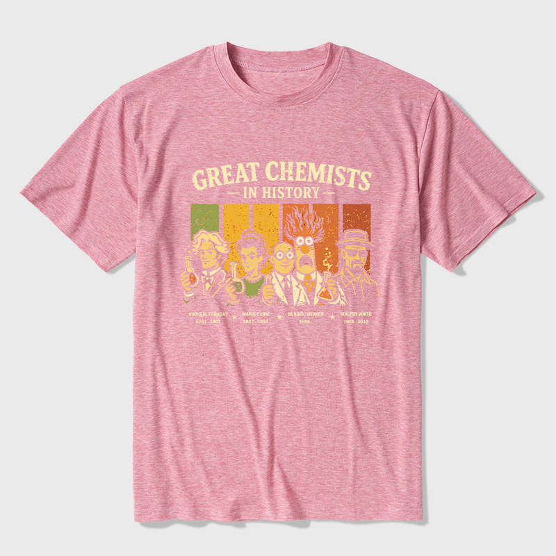 Great Chemists In History Ultra Soft Heather Tees