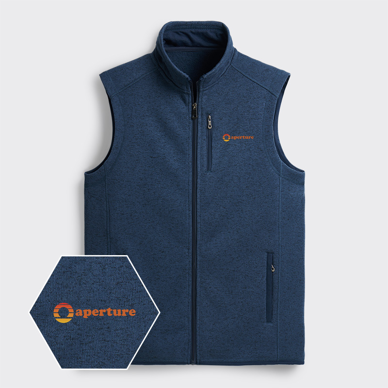 Aperture Geek Sweater Fleece Vest