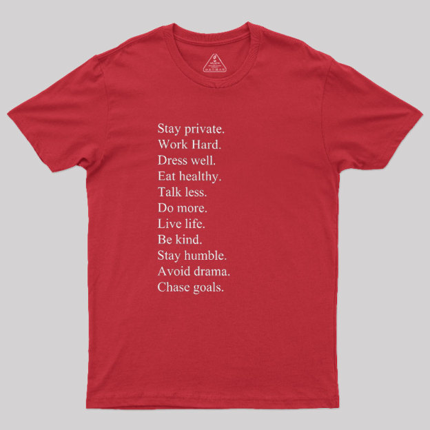 Stay Private Geek T-Shirt