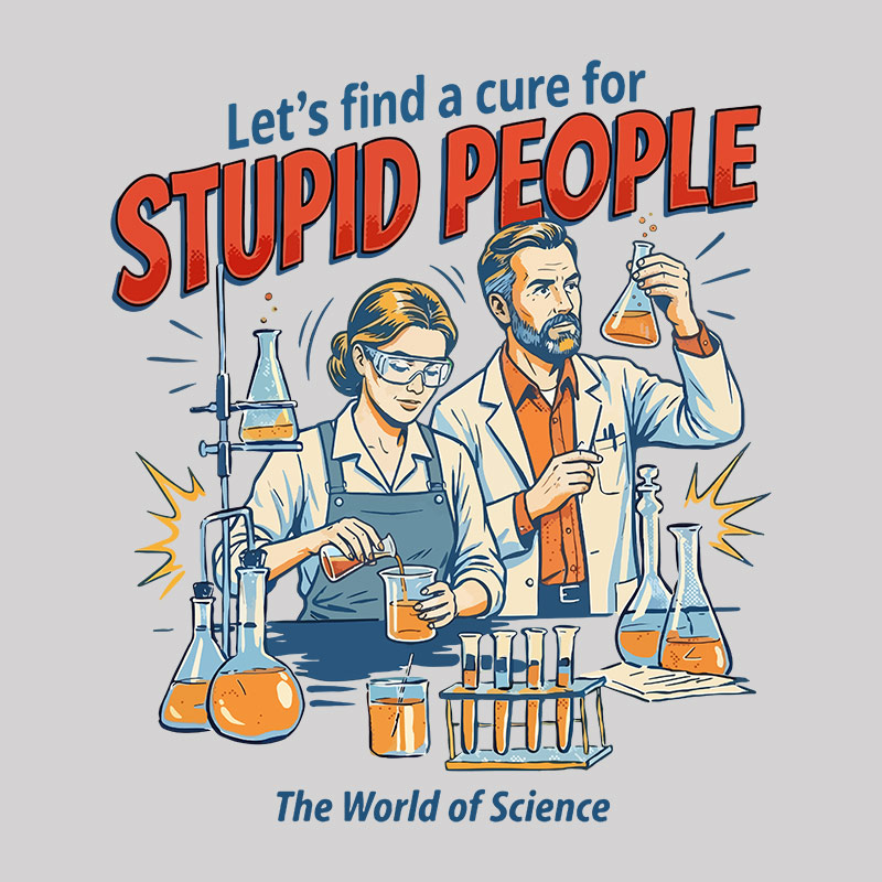 The Cure for Idiocy Geek T-Shirt