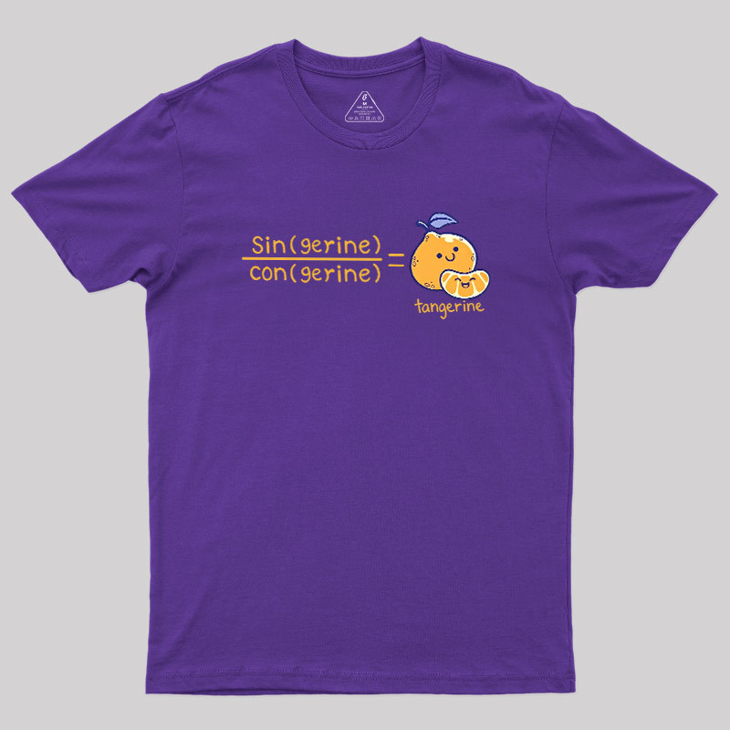 Tangerine Math Pun Geek T-Shirt