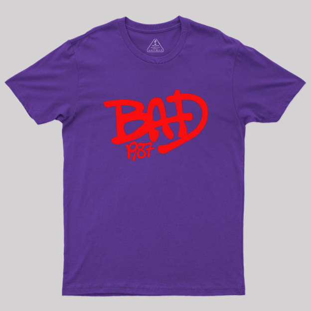 Bad 1987 Geek T-Shirt