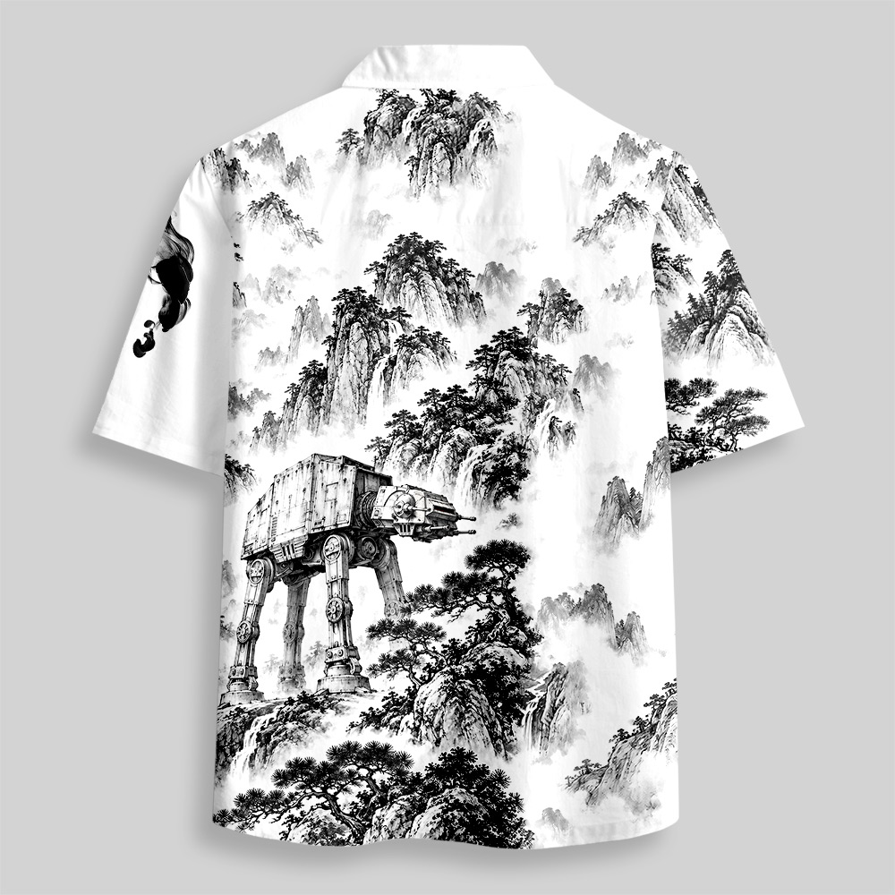 Ink Mountain Walker Series Button Up Pocket Shirt