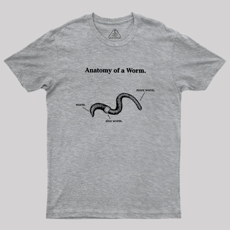 Anatomy Of A Worm Geek T-Shirt