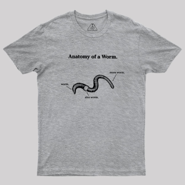 Anatomy Of A Worm Geek T-Shirt