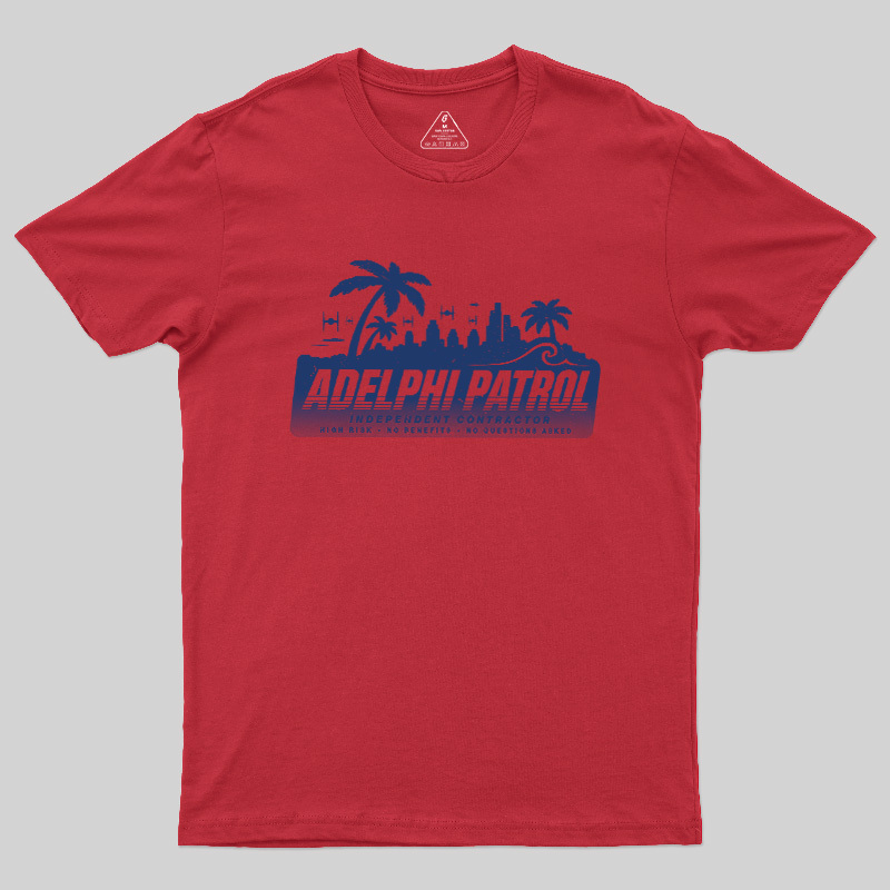 High Risk No Benefits Sci-Fi Contractor Geek T-Shirt